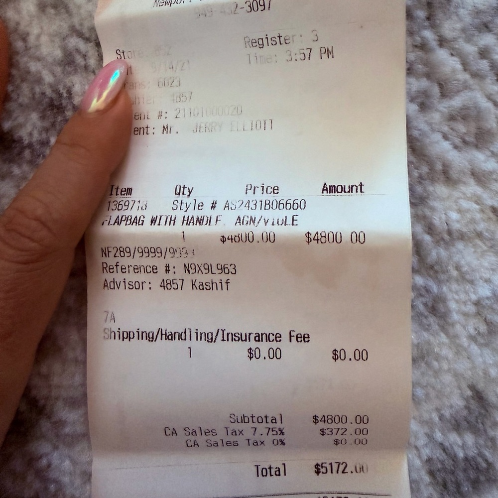 Chanel Mini Flap with top handle. - Picture 16 of 16